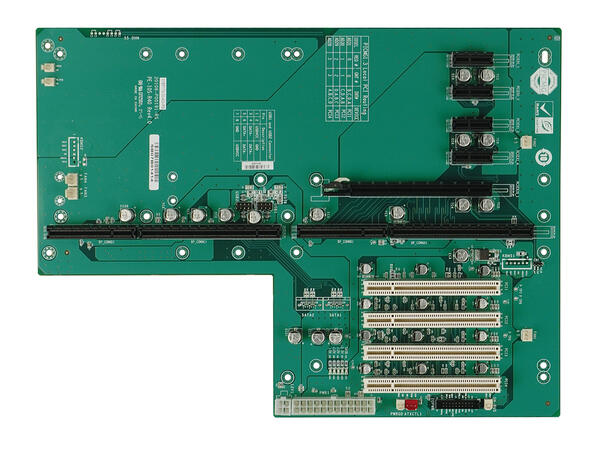 PE-10S-R40, 10-slot PICMG backplane 1* PCIe x16, 4* PCIe x1, 4* PCI 